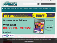 Tablet Screenshot of cartronics.be